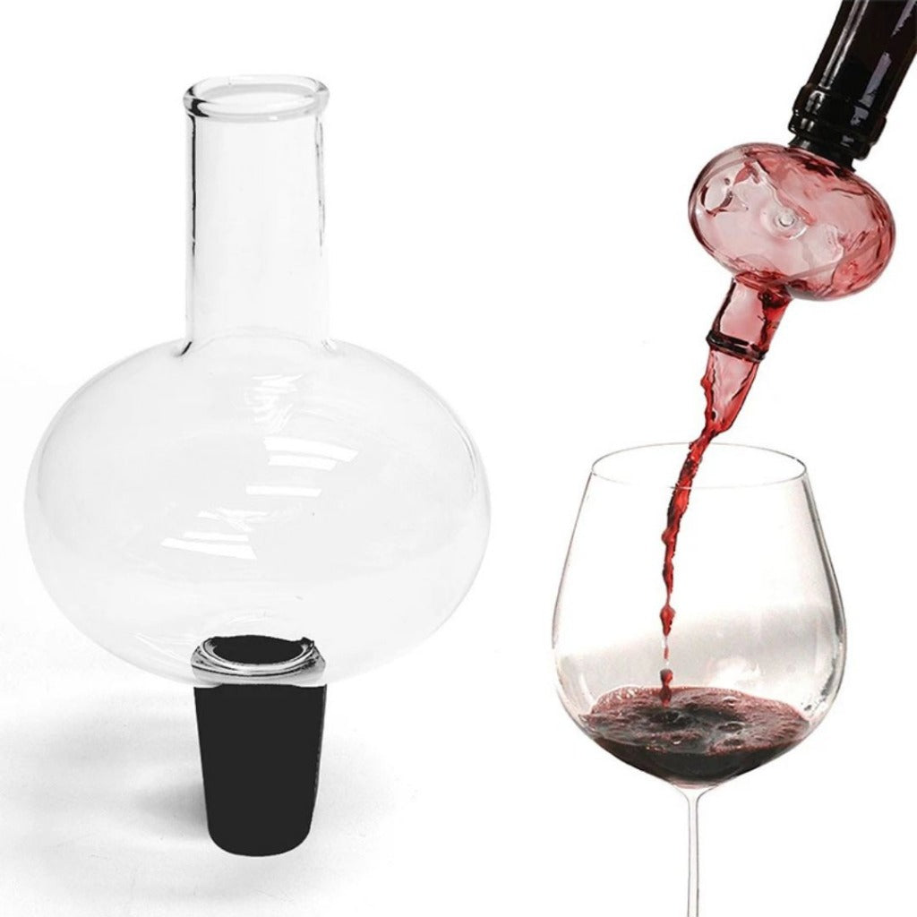 Aerador de Vinho em Vidro com Bico Dosador | Home Gaju