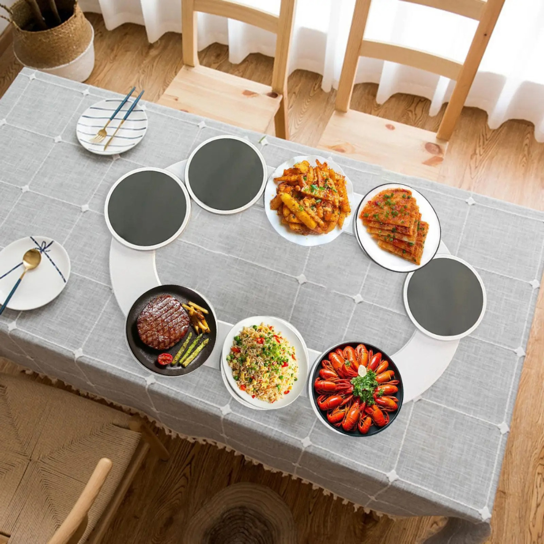 Bandeja Giratória de Mesa de Jantar para Servir Alimentos | Home Gaju
