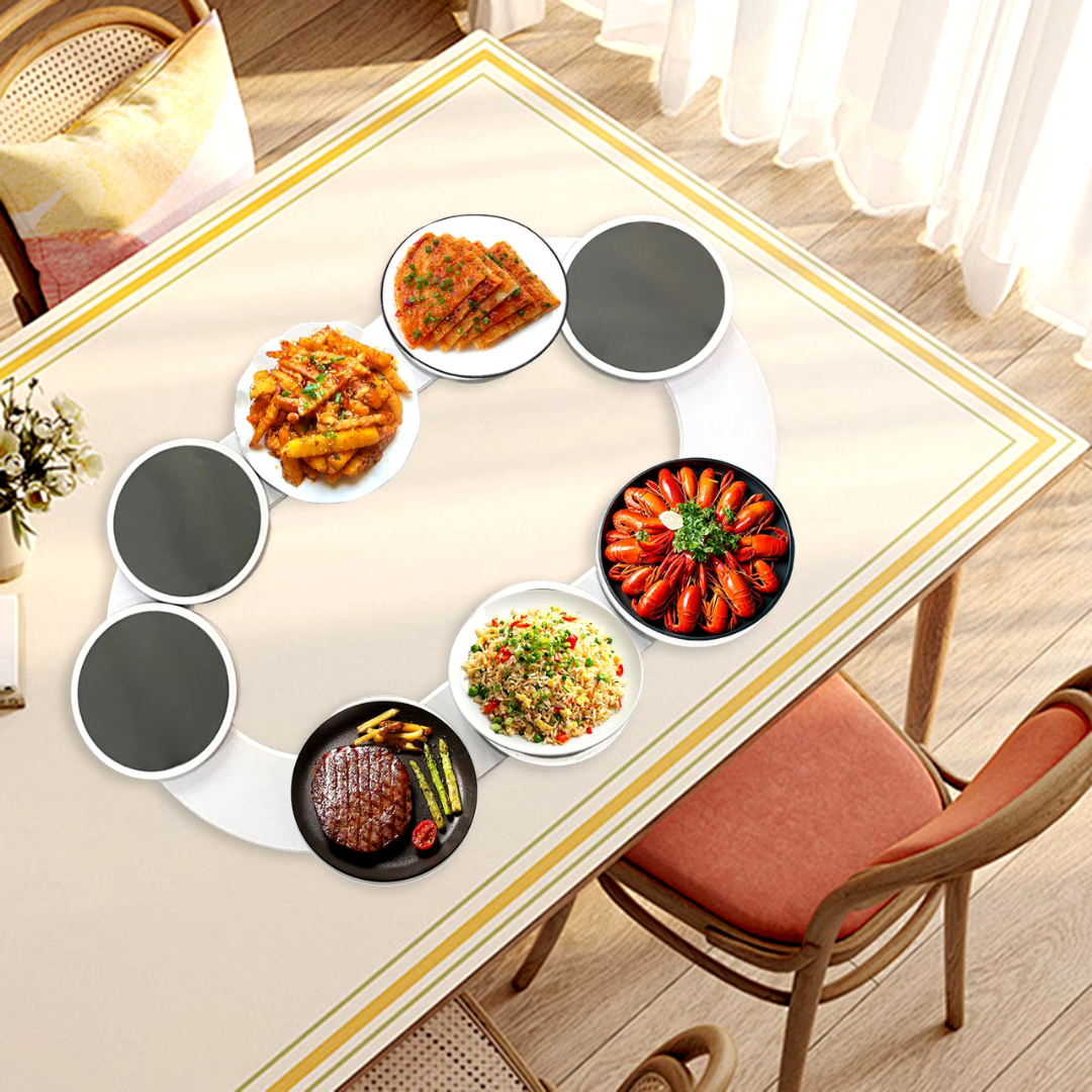 Bandeja Giratória de Mesa de Jantar para Servir Alimentos | Home Gaju