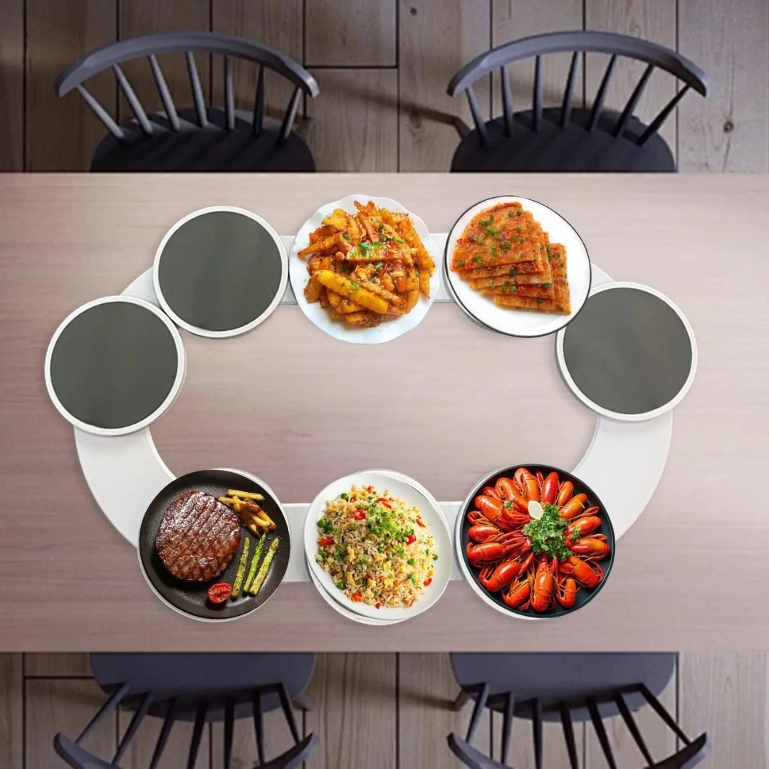 Bandeja Giratória de Mesa de Jantar para Servir Alimentos | Home Gaju