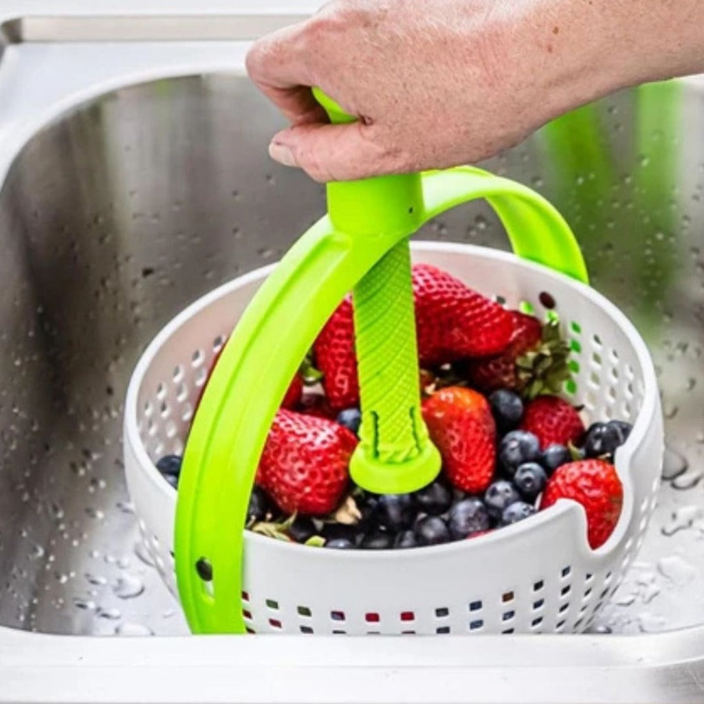 Centrífuga de Salada com Alça Dobrável para Frutas e Vegetais | Home Gaju