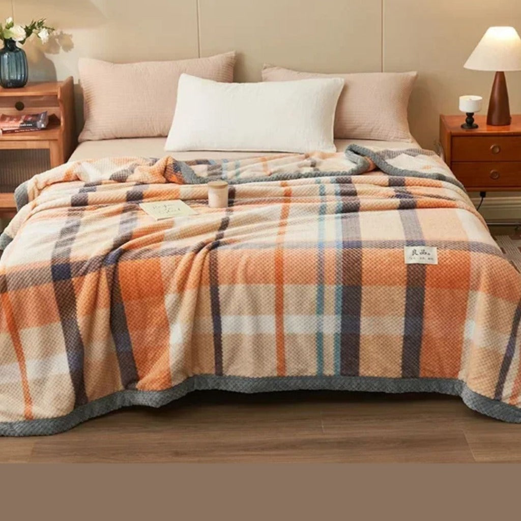 Cobertor de Malha Chenille Crochê Macio e Lavável | Home Gaju