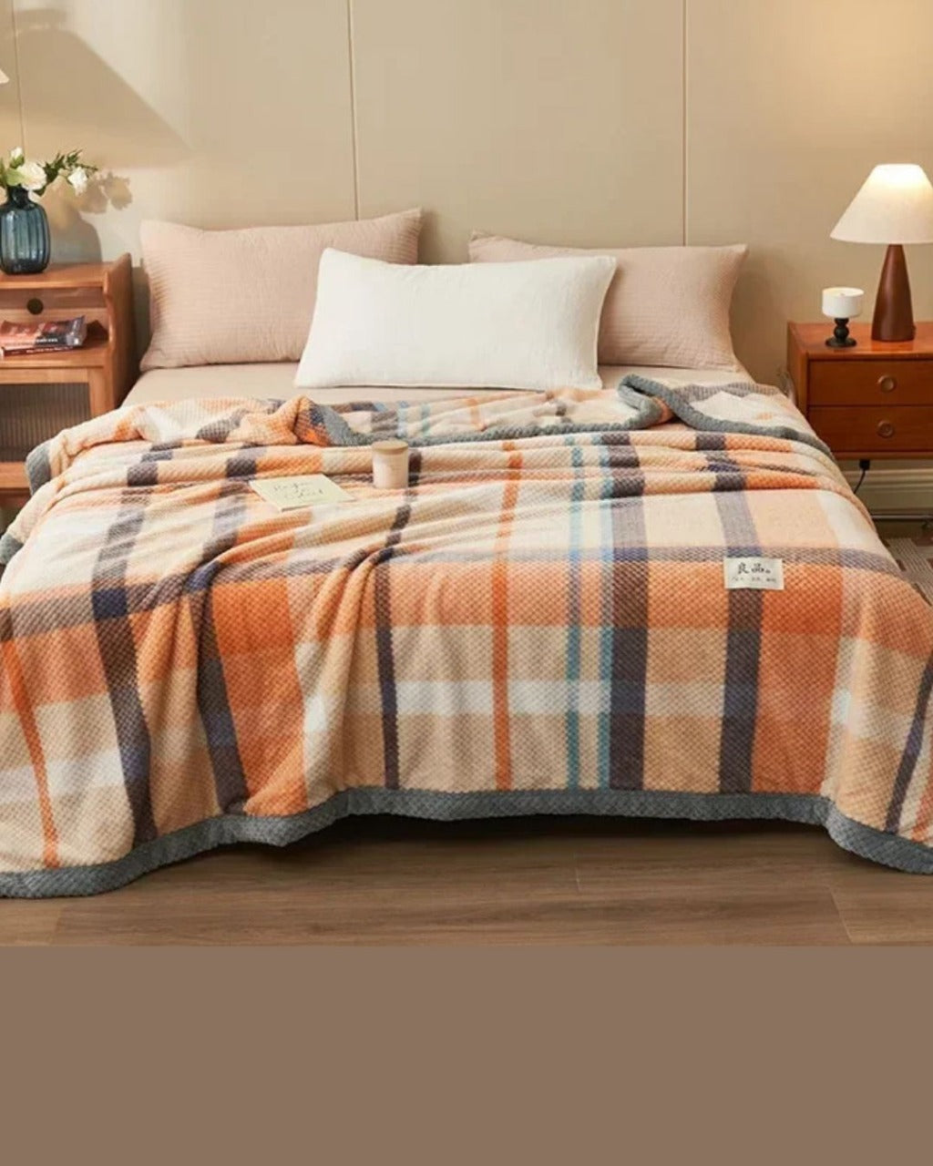 Cobertor de Malha Chenille Crochê Macio e Lavável | Home Gaju