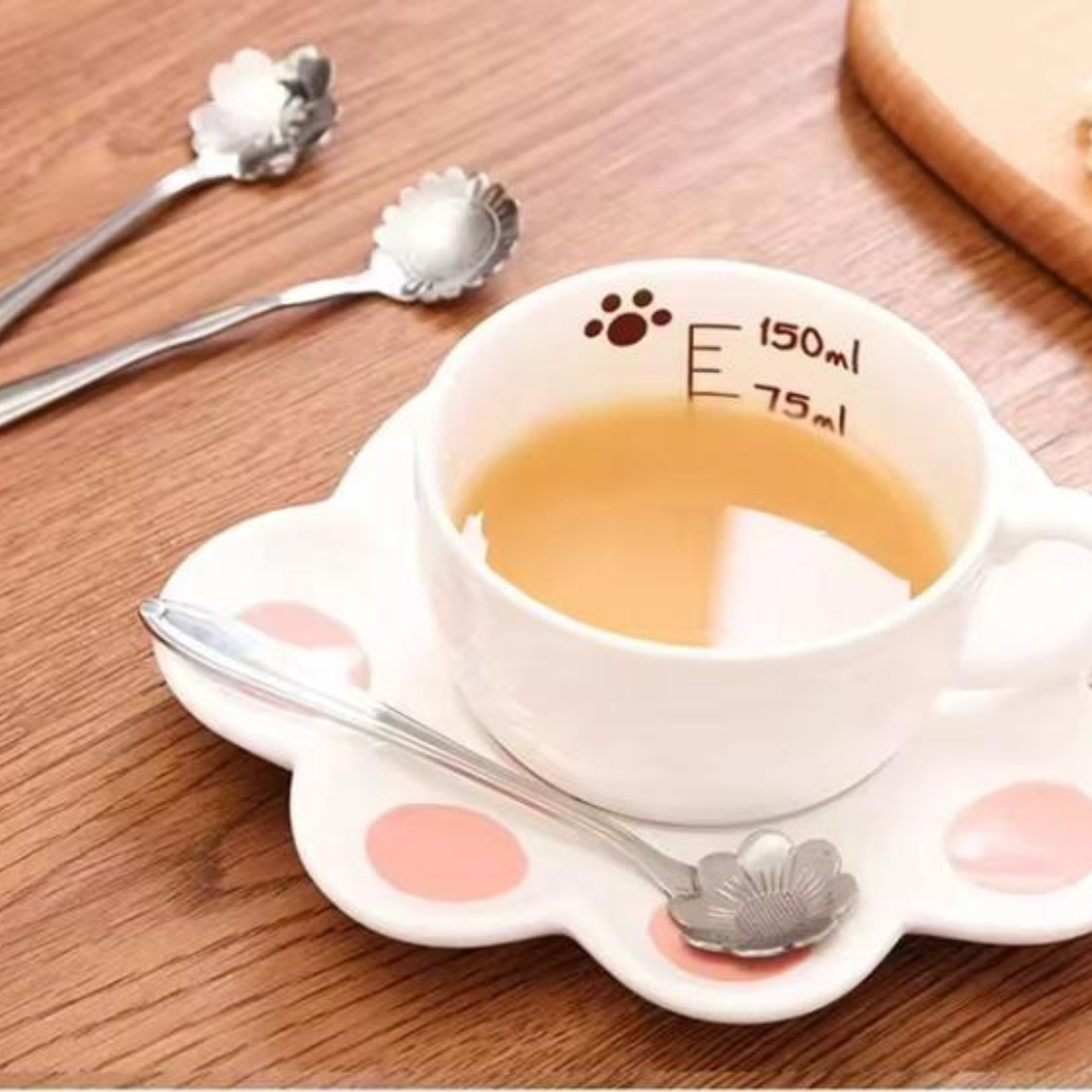 Conjunto de 4 Colheres de Café em Aço Inoxidável | Home Gaju