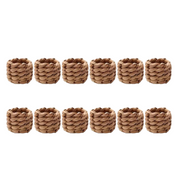 Conjunto de Anéis para Guardanapo em Rattan Feito à Mão