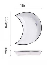 Conjunto de Louça de Cerâmica Formato Lua com 5 Peças Loja Online de Mesa Posta Home Gaju