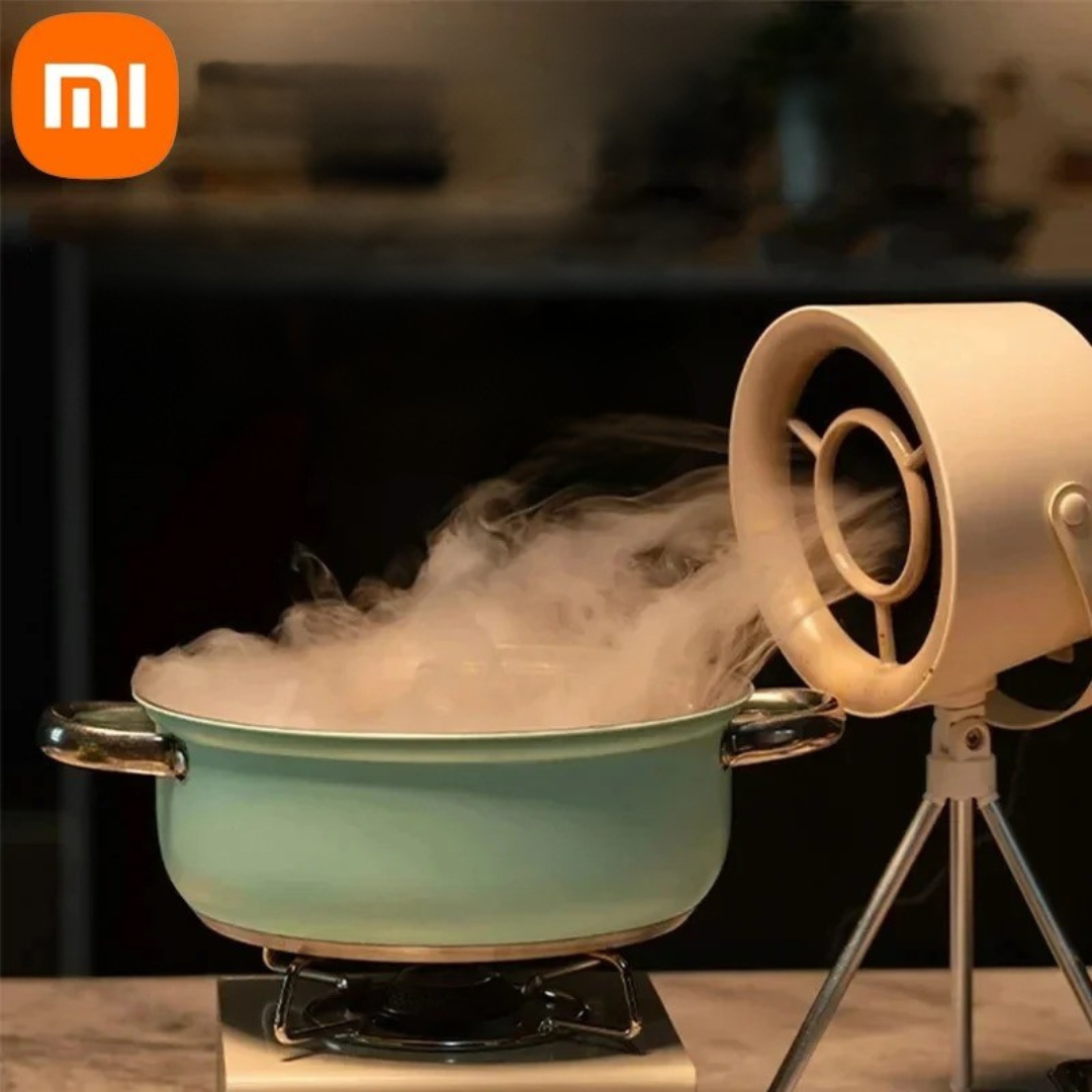 Exaustor Portátil Pequeno USB para Cozinha e Churrasco - Loja online Exaustor de Mesa com Três Velocidades e Baixo Ruído | Home Gaju