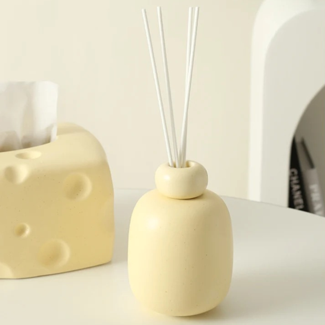 Frasco de Aromaterapia de Cerâmica Estilo Europeu | Difusor de Aroma para Perfumes Internos | Home Gaju