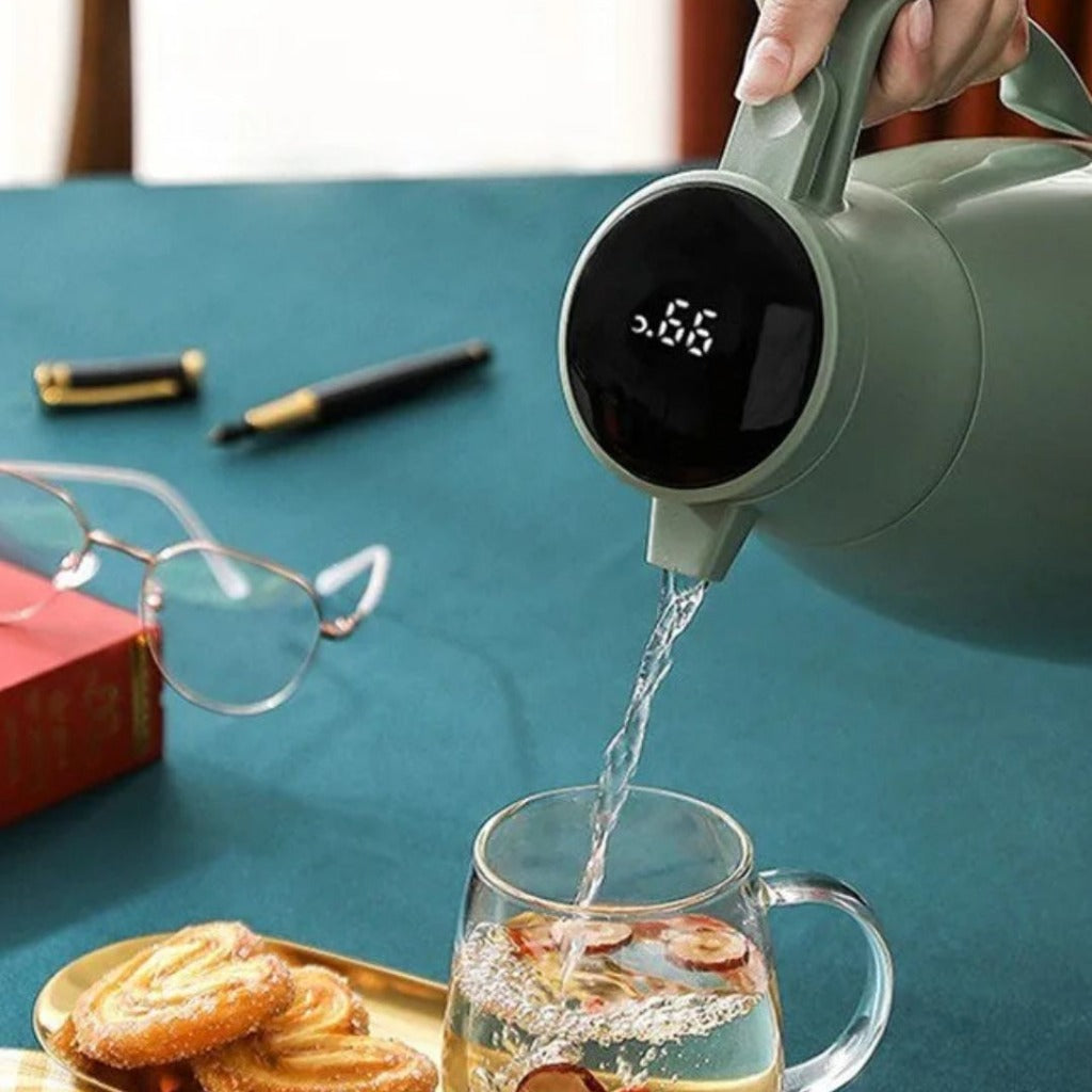 Garrafa Térmica de Café 2L com Display LED | Loja de Mesa Posta Home Gaju