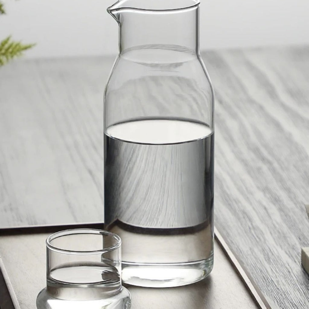 Jarra de Vidro Transparente Resistente ao Calor | Para Água, Suco e Café | Loja de Mesa Posta Online Home Gaju