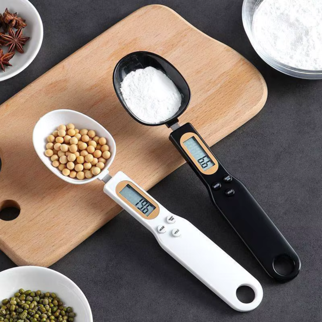 Mini Colher Balança Digital 0,1g-500g para Cozinha – Display LCD de Alta Precisão | Home Gaju
