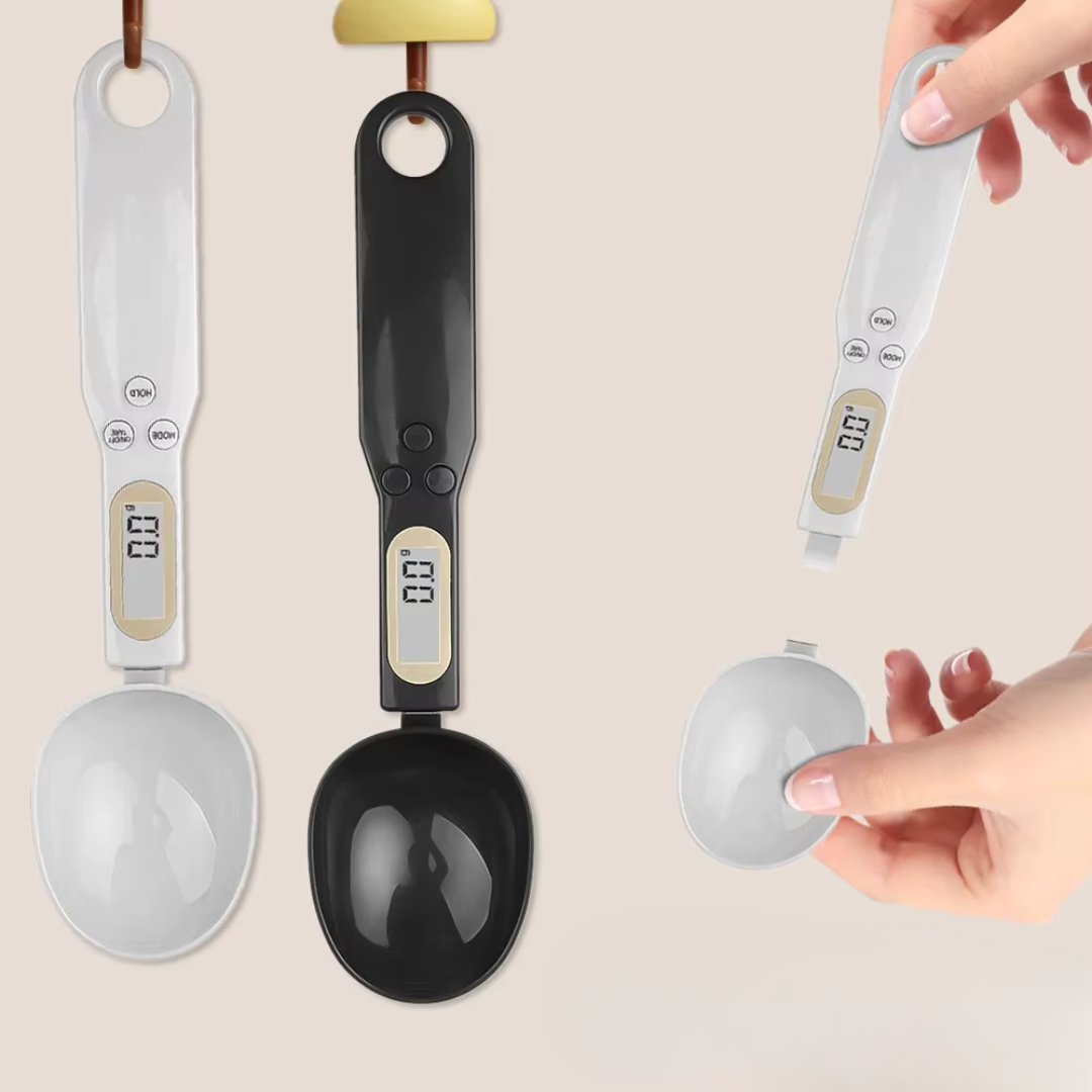 Mini Colher Balança Digital 0,1g-500g para Cozinha – Display LCD de Alta Precisão | Home Gaju