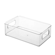 Organizador de Geladeira Empilhável com Alça Caixa de Armazenamento Transparente PET Loja de Organizadores para Casa Home Gaju