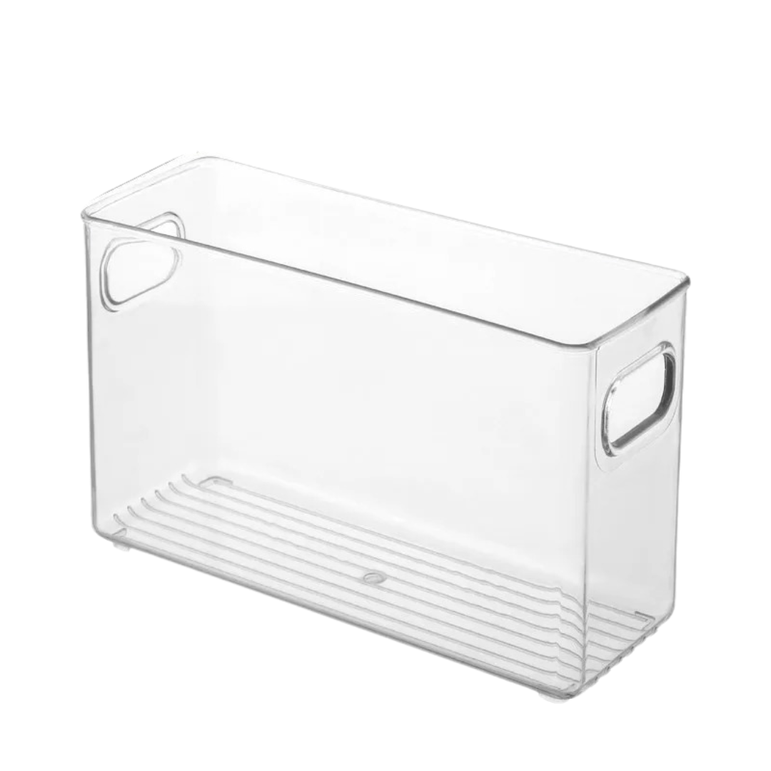 Organizador de Geladeira Empilhável com Alça Caixa de Armazenamento Transparente PET Loja de Organizadores para Casa Home Gaju