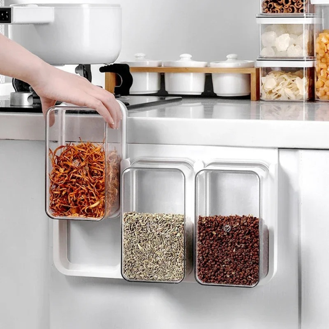 Pote Selado Suspenso para Armazenamento de Alimentos - 900ml a 3400ml Home Gaju