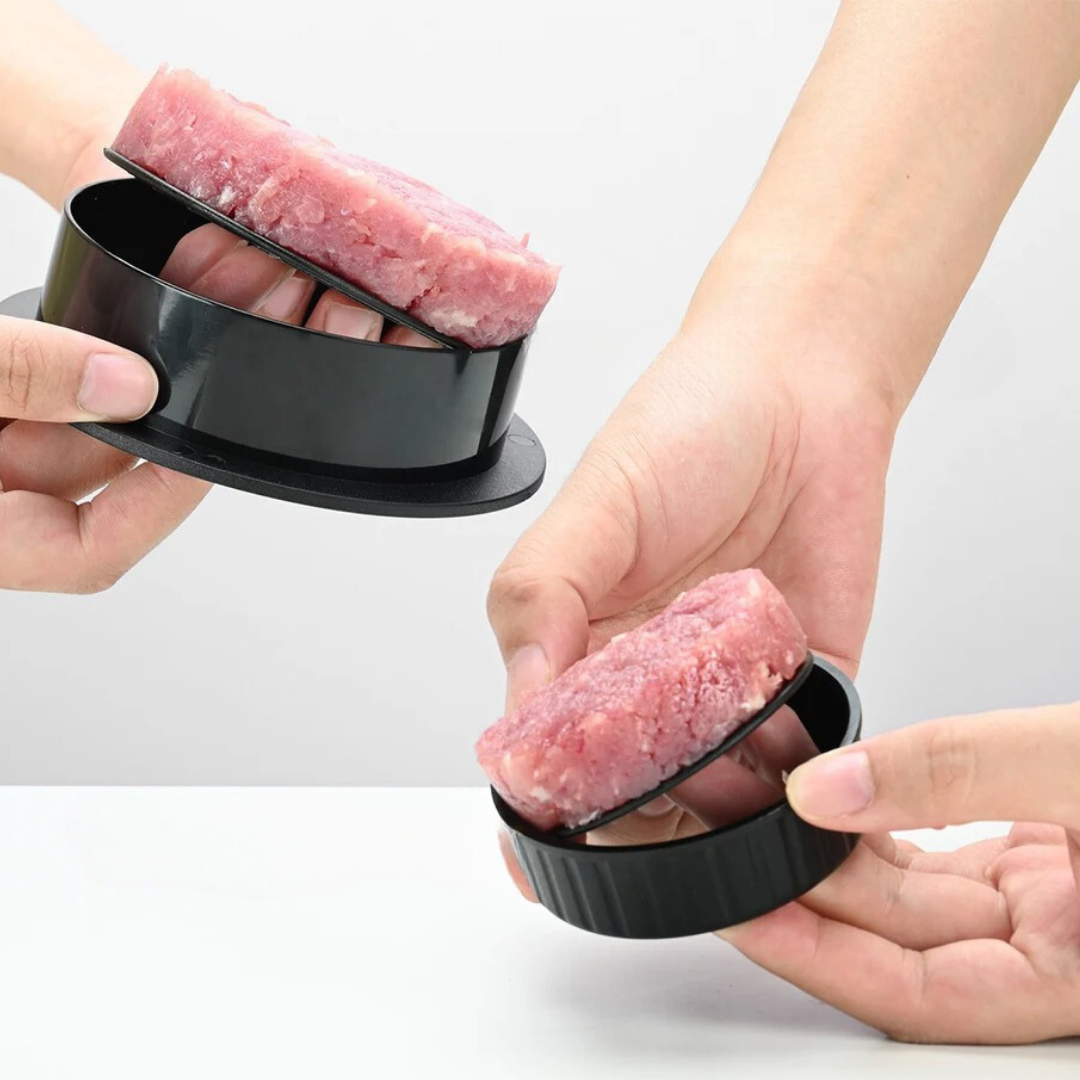 Prensa de Carne para Hambúrguer Antiaderente com Alça Ergonômica - Molde para Hambúrguer | Home Gaju