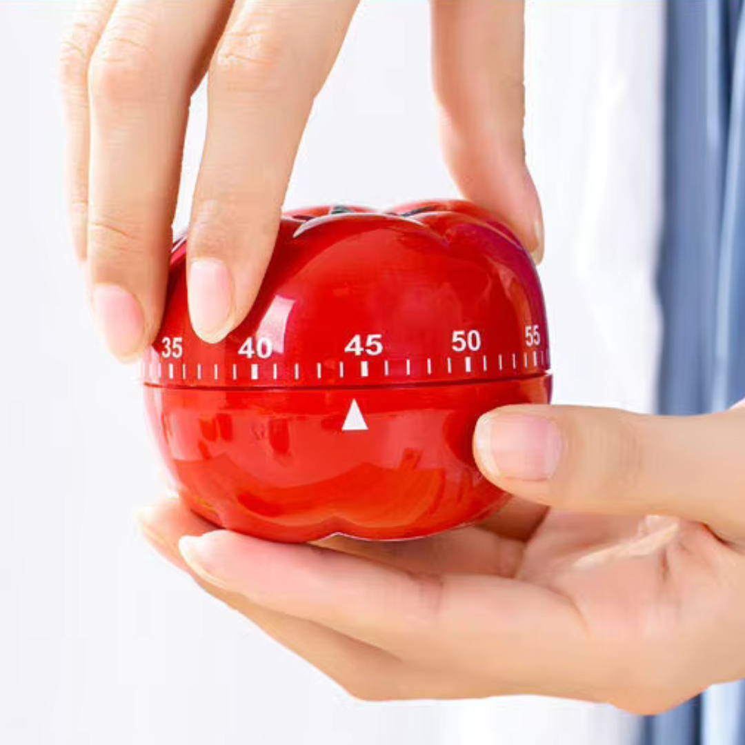 Temporizador de Tomate Mecânico para Cozinha – Contagem Regressiva de 60 Minutos | Home Gaju