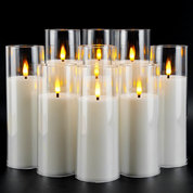 Velas LED Flameless com Controle Remoto para Decoração de Casa Loja de Decoração para Mesa Posta Home Gaju