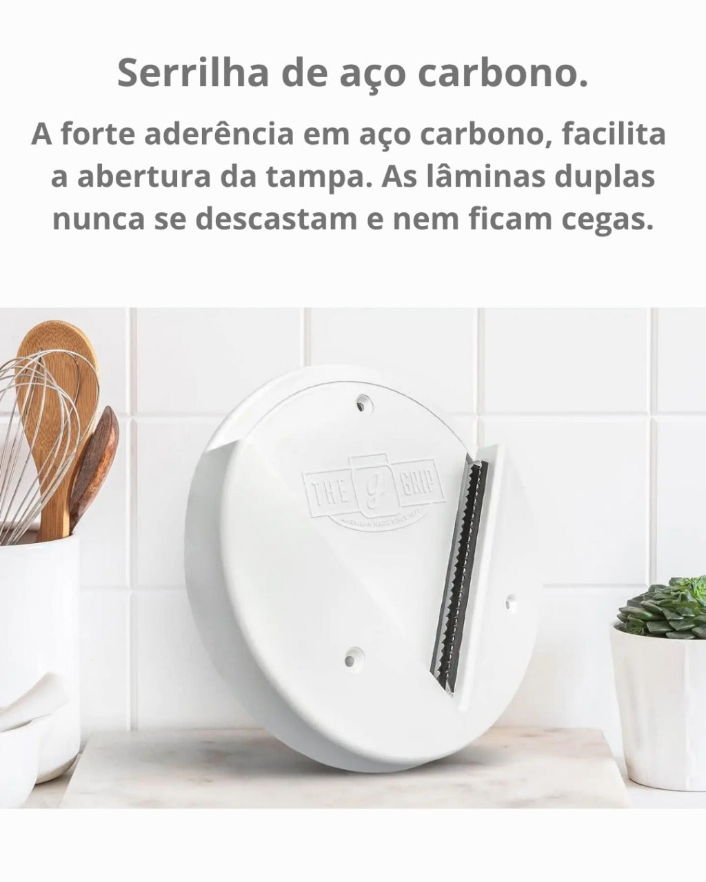 Abridor de Frascos e Garrafas sob o Armário com Antiderrapante | Home Gaju