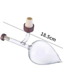 Aerador de Vinho Tinto em Vidro - Redondo e Pêssego, Decantador Portátil e Distribuidor | Home Gaju