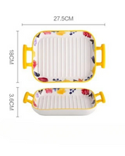 Assadeira de Cerâmica com Alça Dupla para Forno | Home Gaju