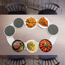 Bandeja Giratória de Mesa de Jantar para Servir Alimentos | Home Gaju