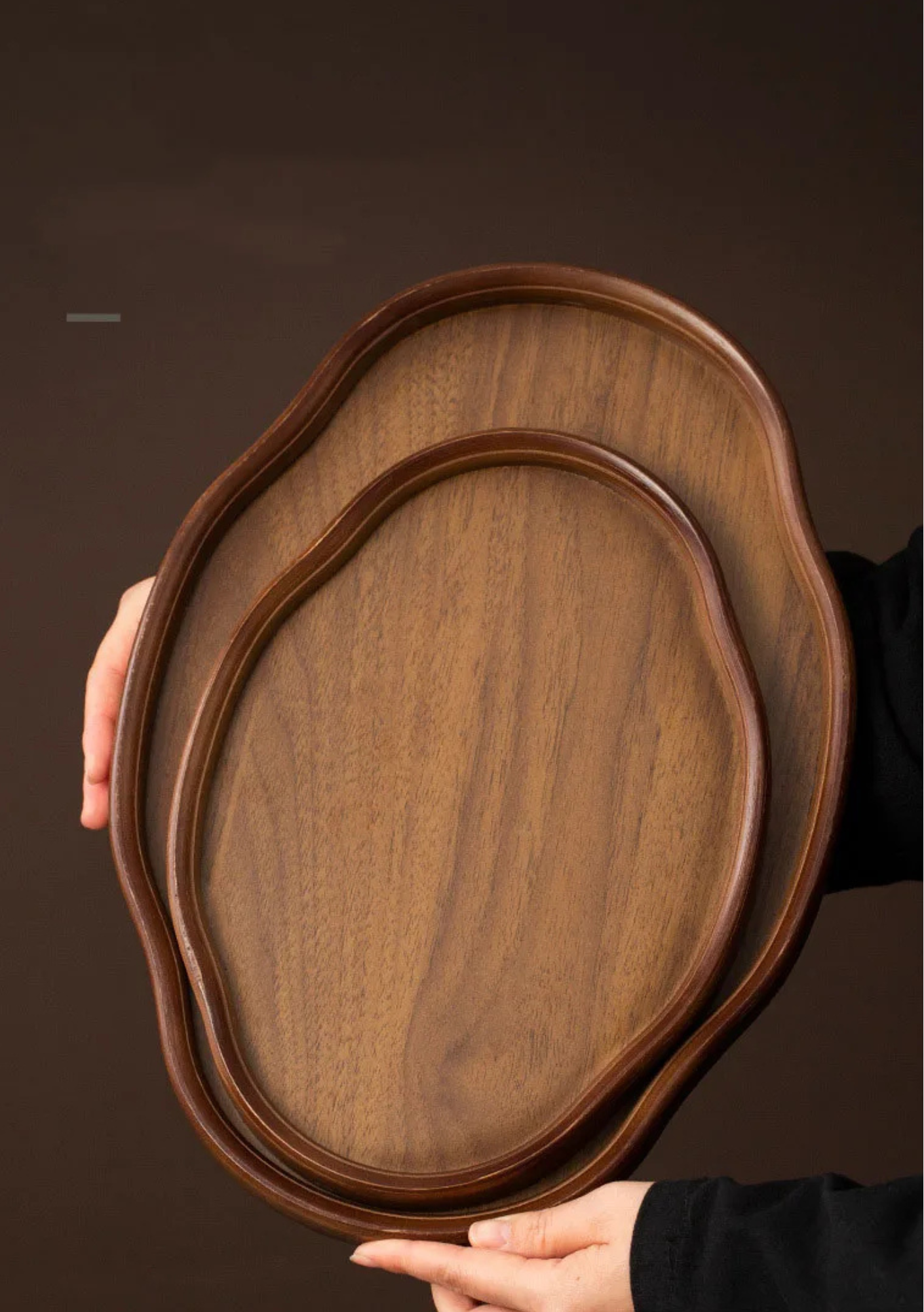 Bandeja de Madeira Decorativa para Servir e Decorar | Home Gaju