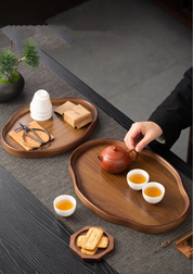 Bandeja de Madeira Decorativa para Servir e Decorar | Home Gaju