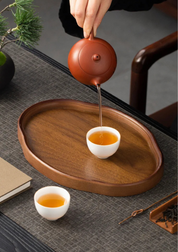 Bandeja de Madeira Decorativa para Servir e Decorar | Home Gaju