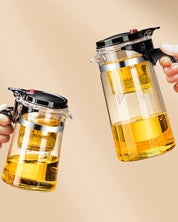 Bule de Vidro Resistente ao Calor com Infusor, Chaleira para Chá | Loja de Mesa Posta Home Gaju