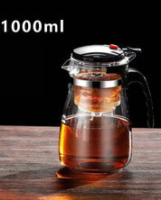 Bule de Vidro Resistente ao Calor com Infusor, Chaleira para Chá | Loja de Mesa Posta Home Gaju
