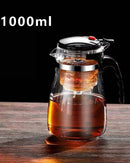 Chaleira em Vidro sob mesa com café 1000ml