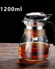 Bule de Vidro Resistente ao Calor com Infusor, Chaleira para Chá | Loja de Mesa Posta Home Gaju