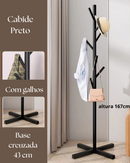 Dimensões do Cabideiro de chão com bolsa pendurada