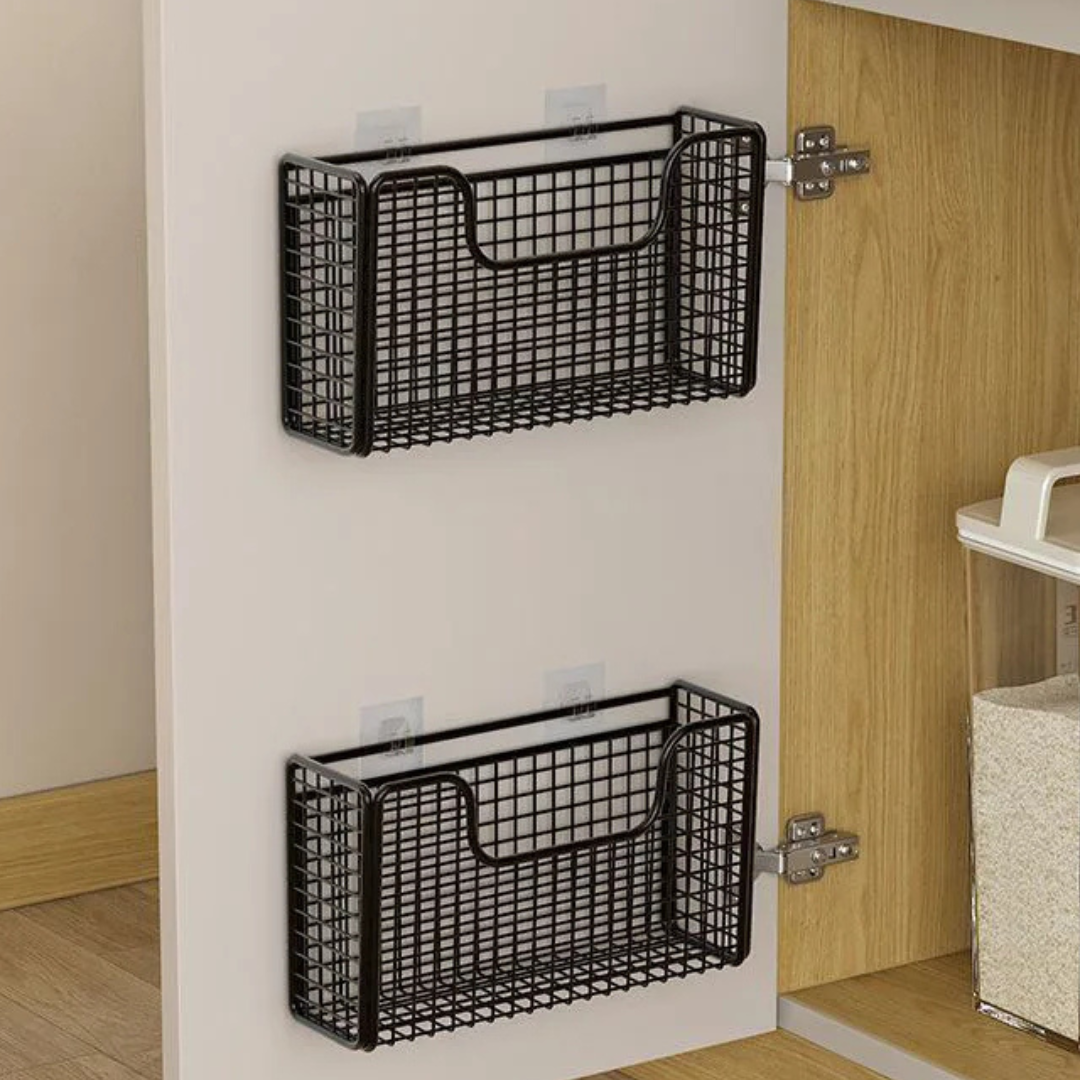 Caixa de Armazenamento para Porta de Armário Sem Perfuração | Home Gaju