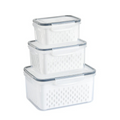 Potes Organizadores para Geladeira com Drenagem