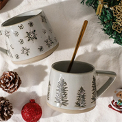 Caneca Natalina de Cerâmica com Alça Resistente ao Calor 2 modelos