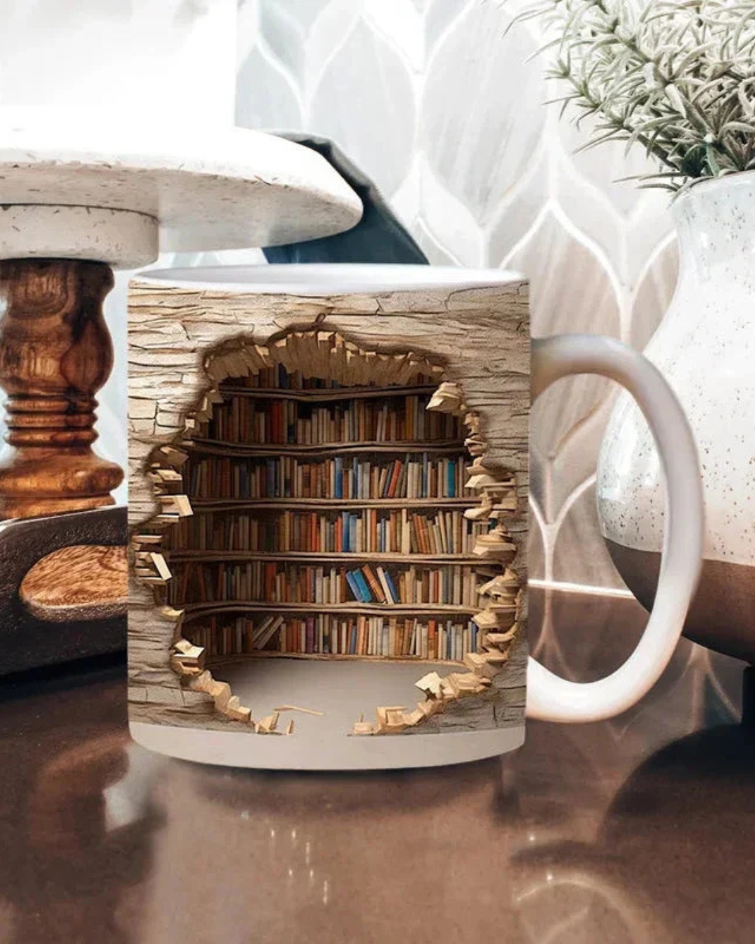 Caneca de Cerâmica 3D Criativa Caneca de Café e Chá | Home Gaju