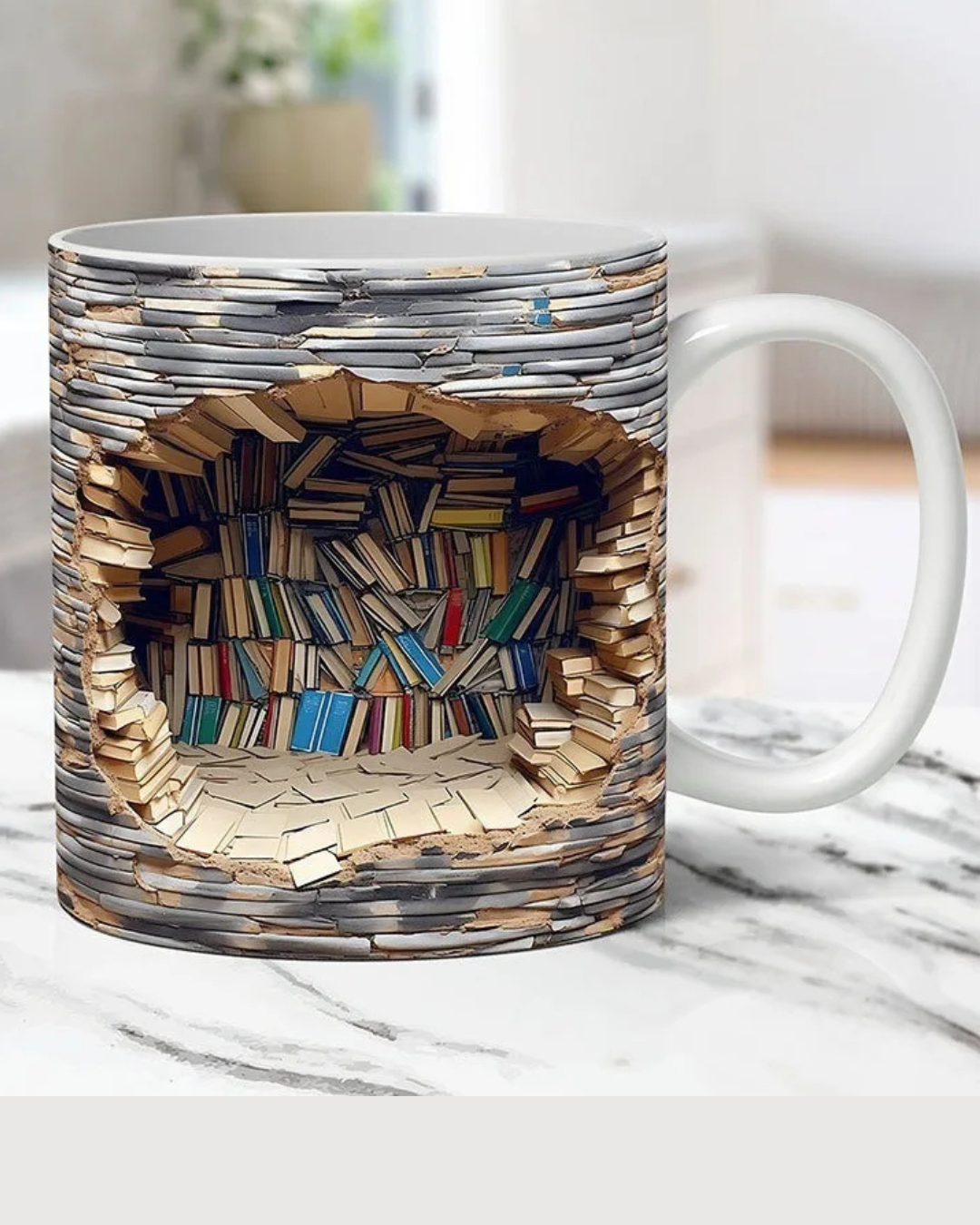Caneca de Cerâmica 3D Criativa Caneca de Café e Chá | Home Gaju