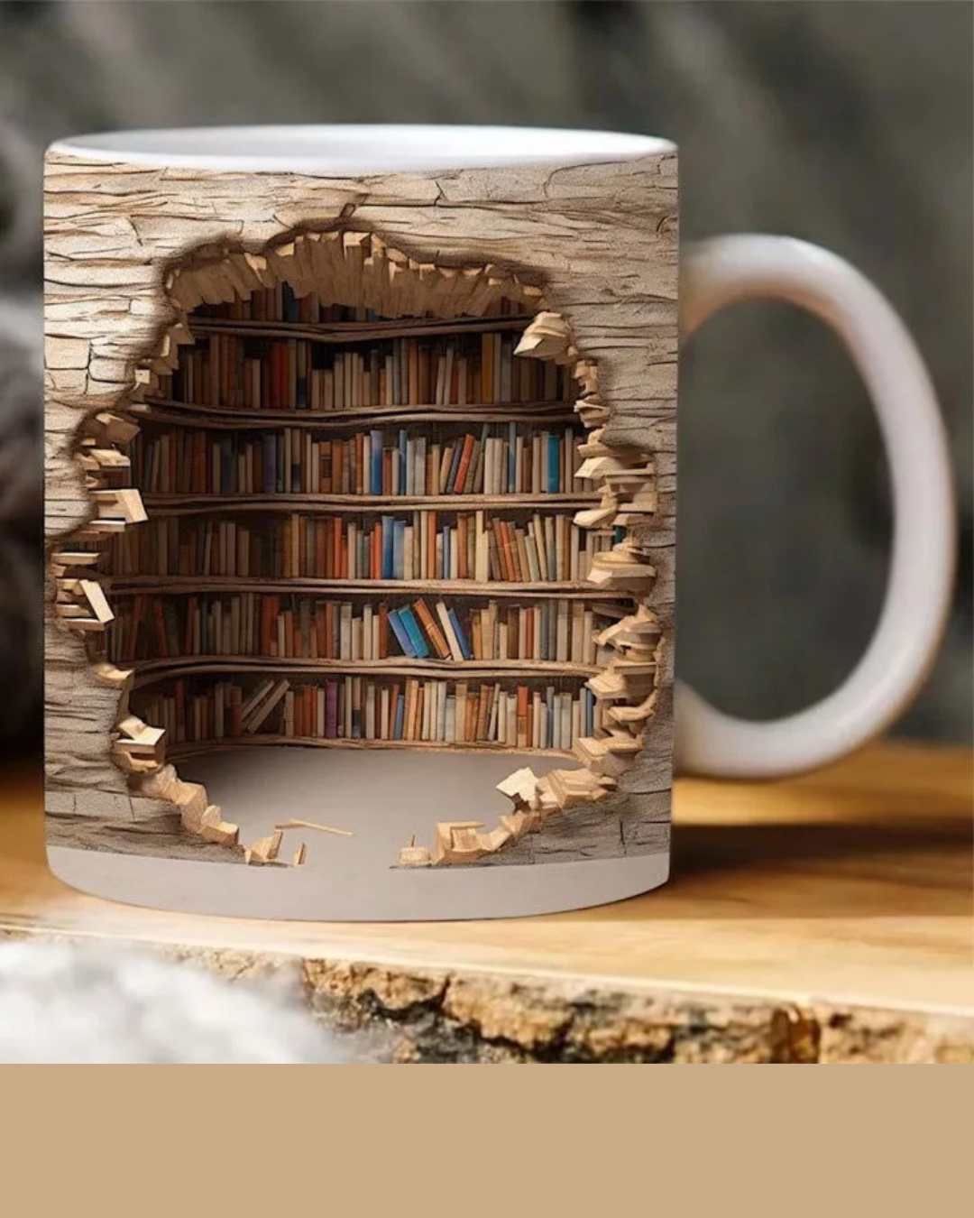 Caneca de Cerâmica 3D Criativa Caneca de Café e Chá | Home Gaju