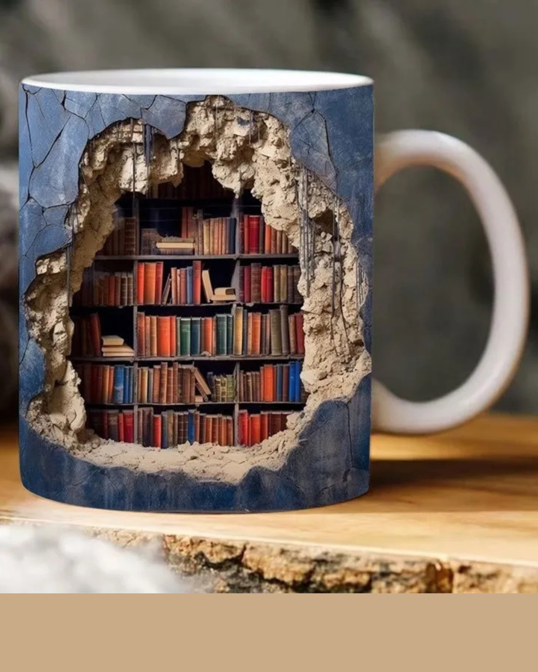 Caneca de Cerâmica 3D Criativa Caneca de Café e Chá | Home Gaju