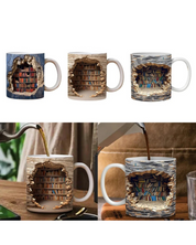 Caneca de Cerâmica 3D Criativa Caneca de Café e Chá | Home Gaju