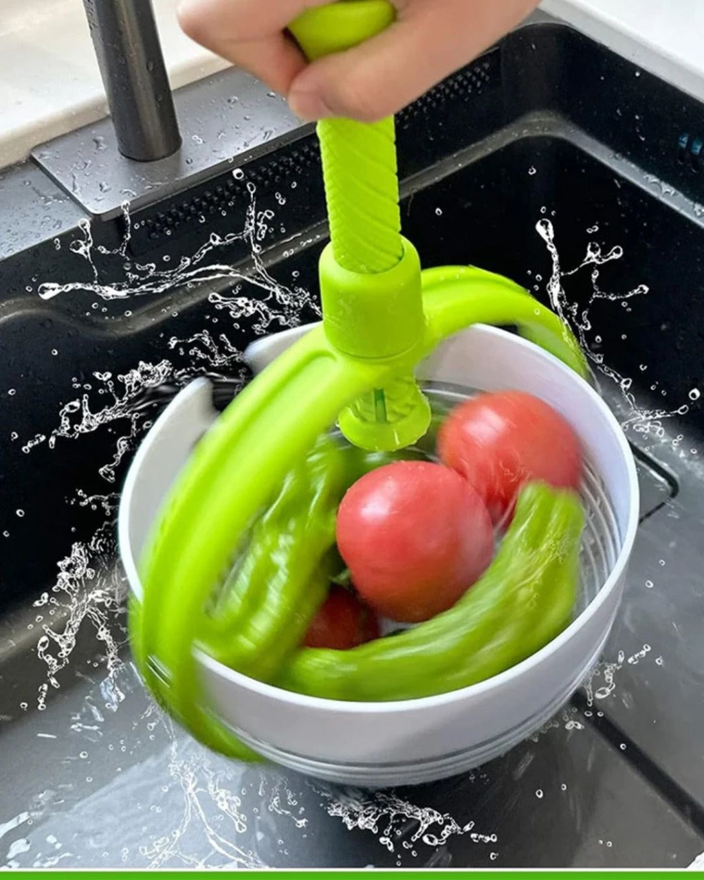 Centrífuga de Salada com Alça Dobrável para Frutas e Vegetais | Home Gaju