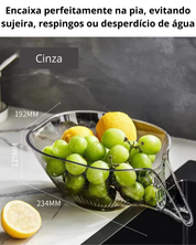 Cesta Escorredora Multifuncional para Pia Drenagem e Cozinha Prática | Home Gaju