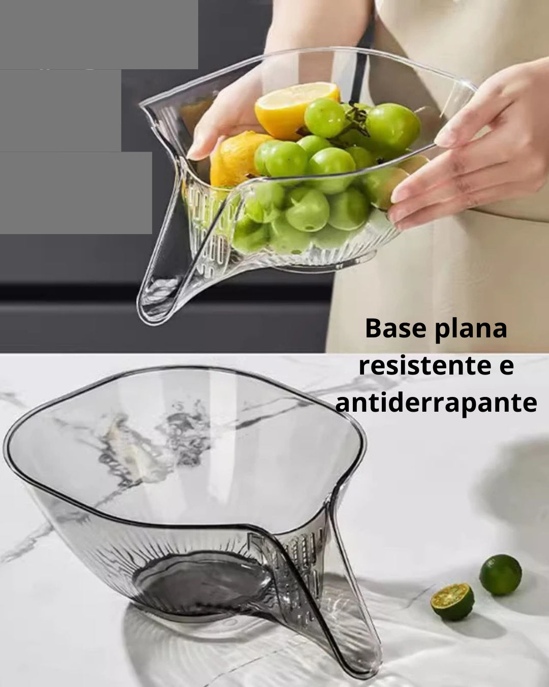 Cesta Escorredora Multifuncional para Pia Drenagem e Cozinha Prática | Home Gaju