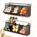 Cesta de Armazenamento Suspensa para Cozinha | Prateleira para Frutas, Vegetais e Utensílios Loja de Itens para Cozinha Home Gaju