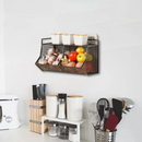 Cesta de Armazenamento Suspensa para Cozinha | Prateleira para Frutas, Vegetais e Utensílios Loja de Itens para Cozinha Home Gaju