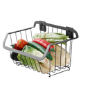 Cesta de Armazenamento de Cozinha em Aço Inoxidável – Organizador de Frutas e Vegetais, Montado na Parede Home Gaju