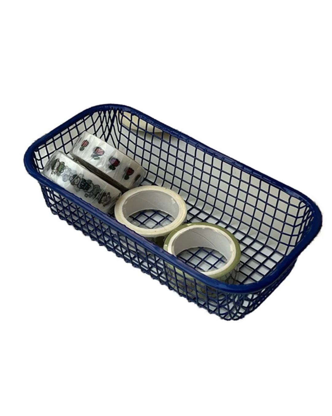 Cesta de Armazenamento de Mesa em Metal Organizador para Escritório e Casa | Home Gaju