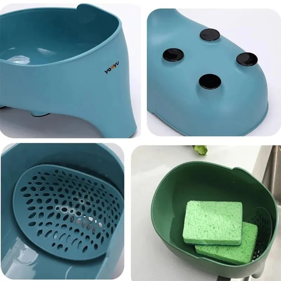 Cesta de Drenagem Elefante Multiuso para Cozinha – Escorredor de Frutas e Vegetais em Plástico | Home Gaju
